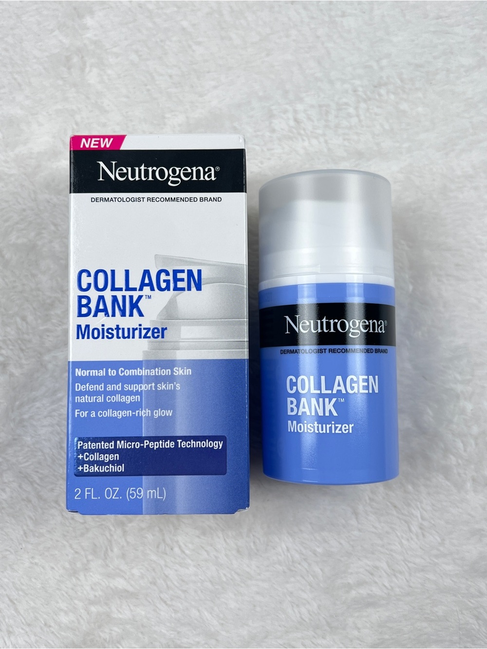 Neutrogena Collagen Bank Moisturizer Bakuchiol 2oz New